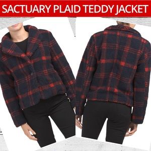 Plaid Teddy Jacket